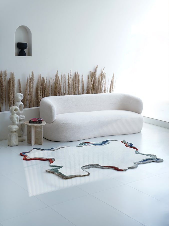 Multicolor 4.0 Irregular Handmade Rug