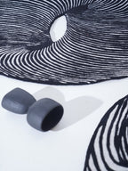Cosmic Ring 2.0 Irregular Designer Wool Hand Tufted Rug