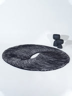 Cosmic Ring 2.0 Irregular Designer Wool Hand Tufted Rug