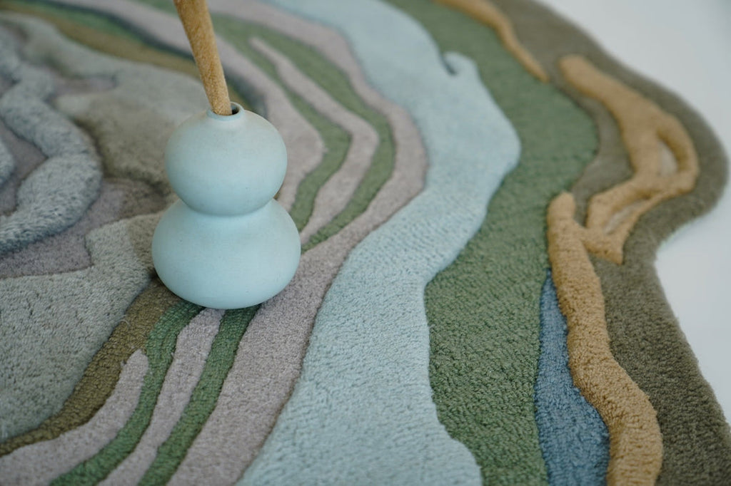 Timber waves Irregular Hand Tufted Carpet & Rug