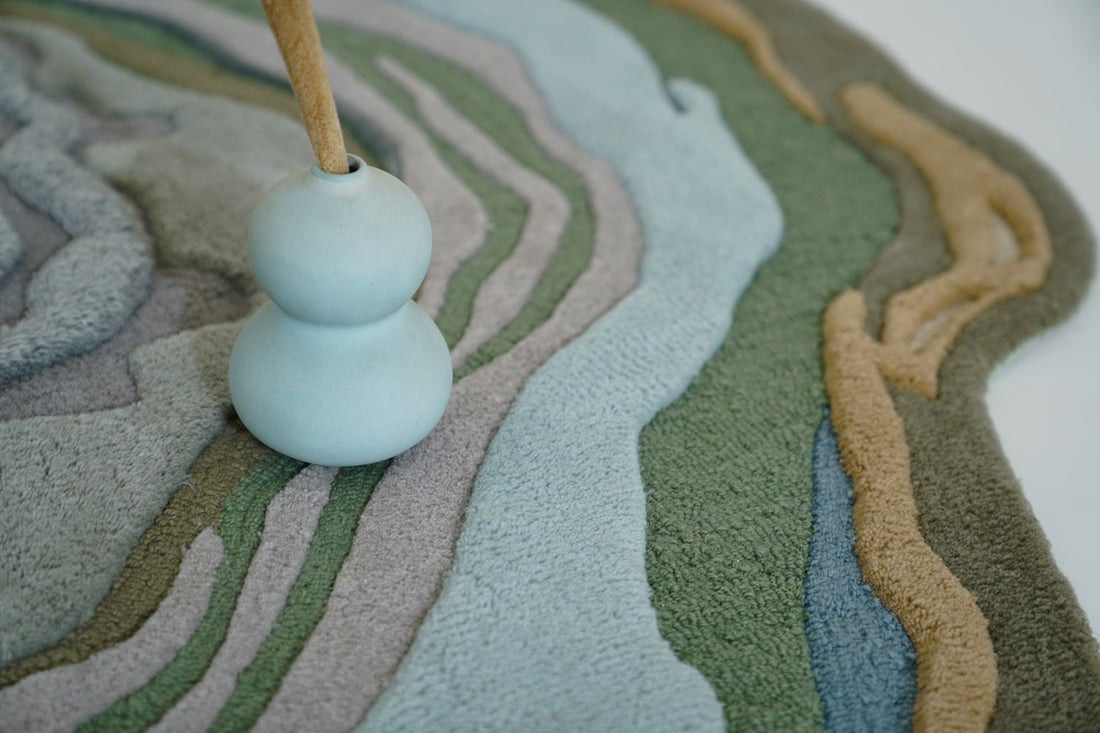 Timber waves Irregular Hand Tufted Carpet & Rug