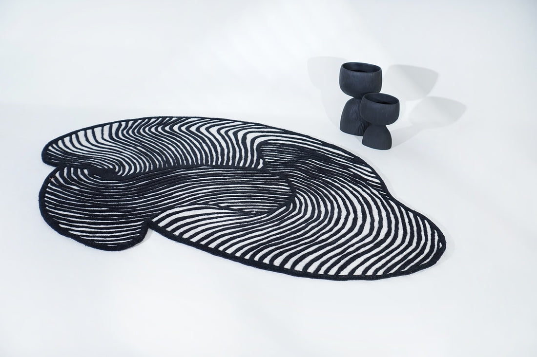 Cosmic Ring Irregular Hand Tufted Carpet & Rug