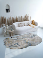 Pebbles Irregular Shaped New Zealand Wool Rug
