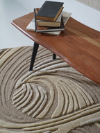 Granite Irregular Shaped New Zealand Wool Rug