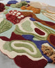 Aqua Waves Essence Irregular Hand Tufted Carpet & Rug