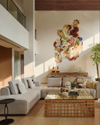 Aqua Waves Essence Irregular Hand Tufted Carpet & Rug