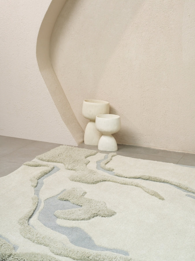Baspa Irregular Hand Tufted Carpet & Rug