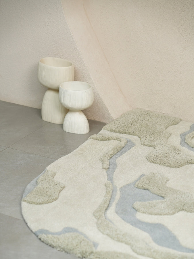 Baspa Irregular Hand Tufted Carpet & Rug