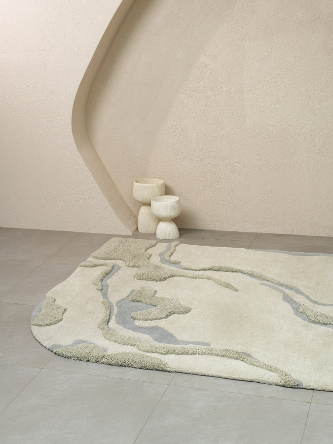 Baspa Irregular Hand Tufted Carpet & Rug