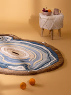 Yin and Yang Irregular Hand Tufted Carpet & Rug