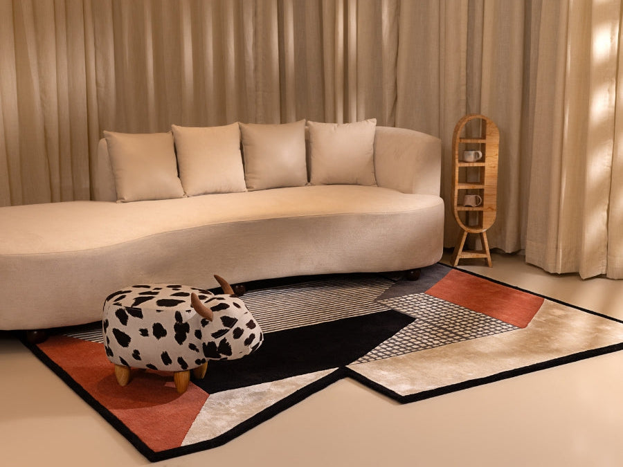 Nucleus Irregular Shaped New Zealand Wool Rug