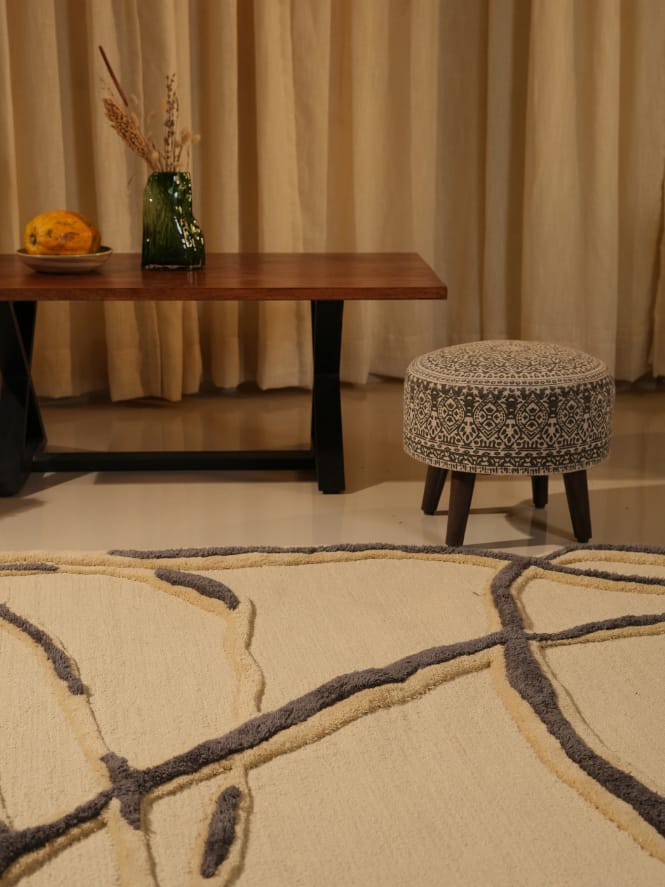 Jardin Hand Woven Irregular Hand Tufted Carpet & Rug