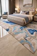 Blue Serenity Carpet Hand Tufted Carpets & Rugs