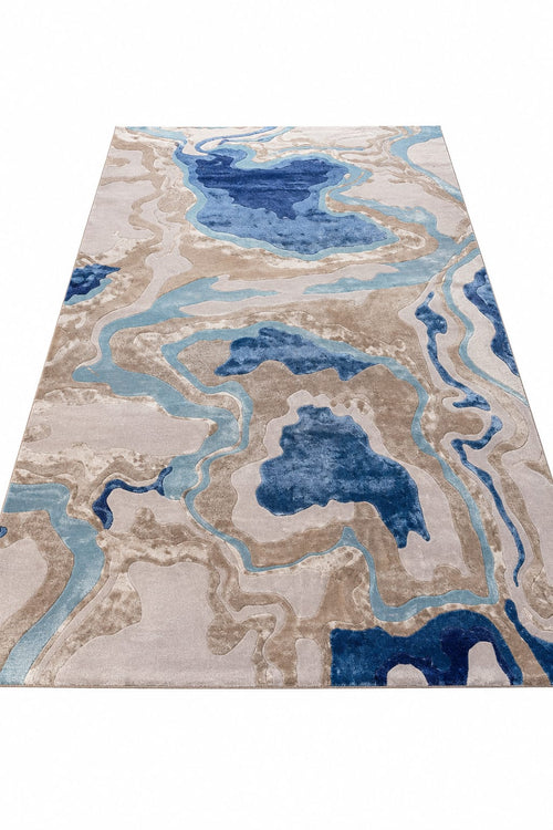 Blue Serenity Carpet Hand Tufted Carpets & Rugs