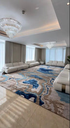 Blue Serenity Carpet Hand Tufted Carpets & Rugs