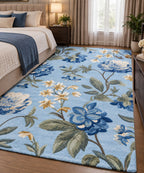 Textured Rolled Rug in a Cozy Hand Tufted Carpets