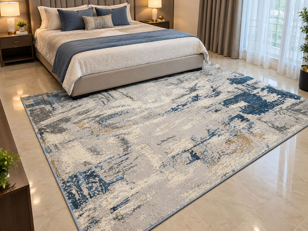 Floral Rug in a Cozy Modern Irani Carpets