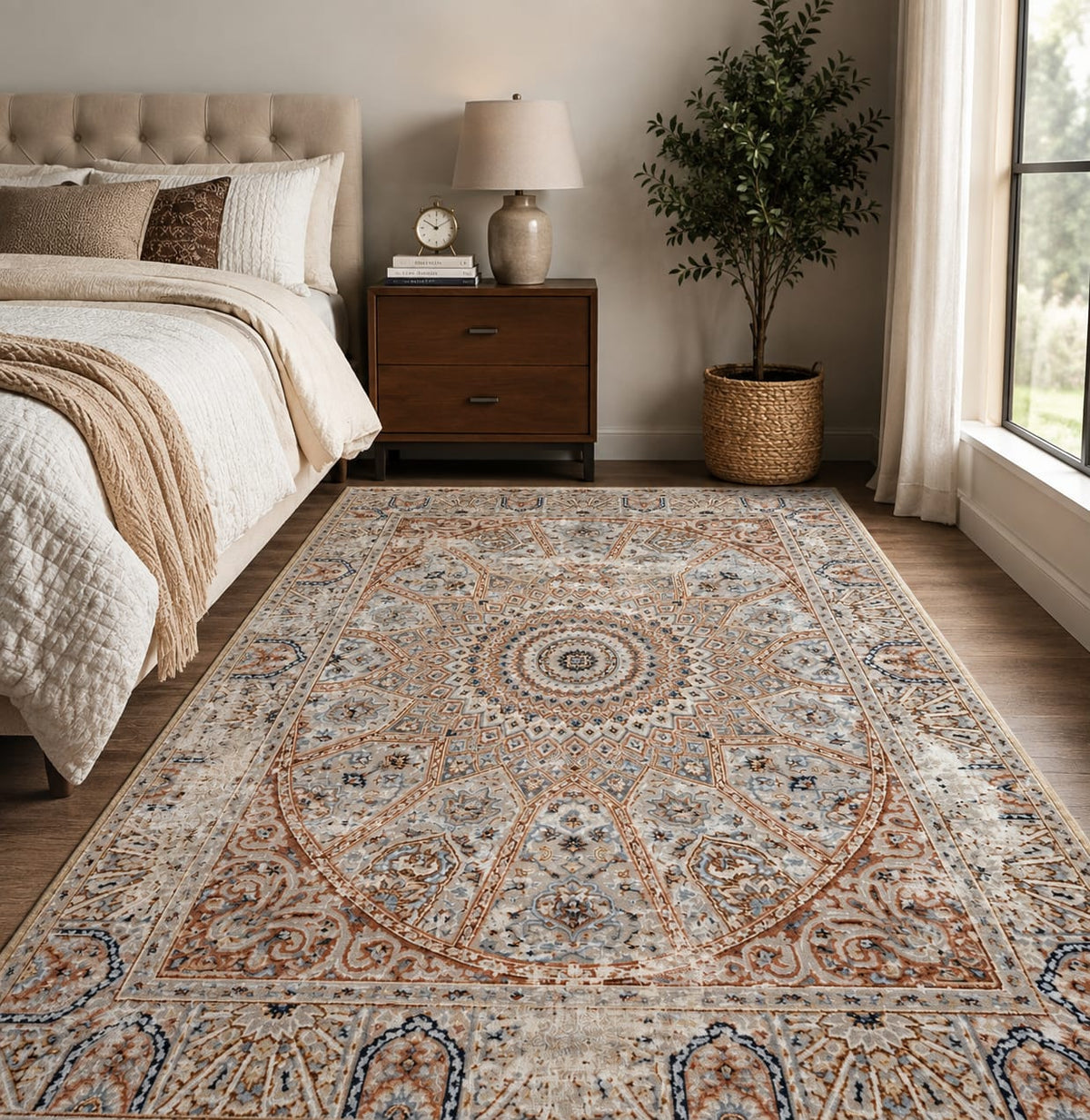 Floral Rug Living Room Collage Whitiest Turkish Carpets