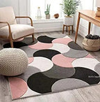 Isfahan Heritage Rug Hand Tufted Geometric – 6×9 ft