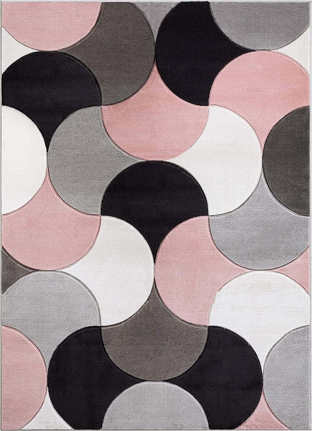 Isfahan Heritage Rug Hand Tufted Geometric – 6×9 ft