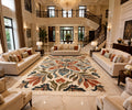 Botanical Leaf & Large floral Pattern Hand Tufted Carpets & Rugs