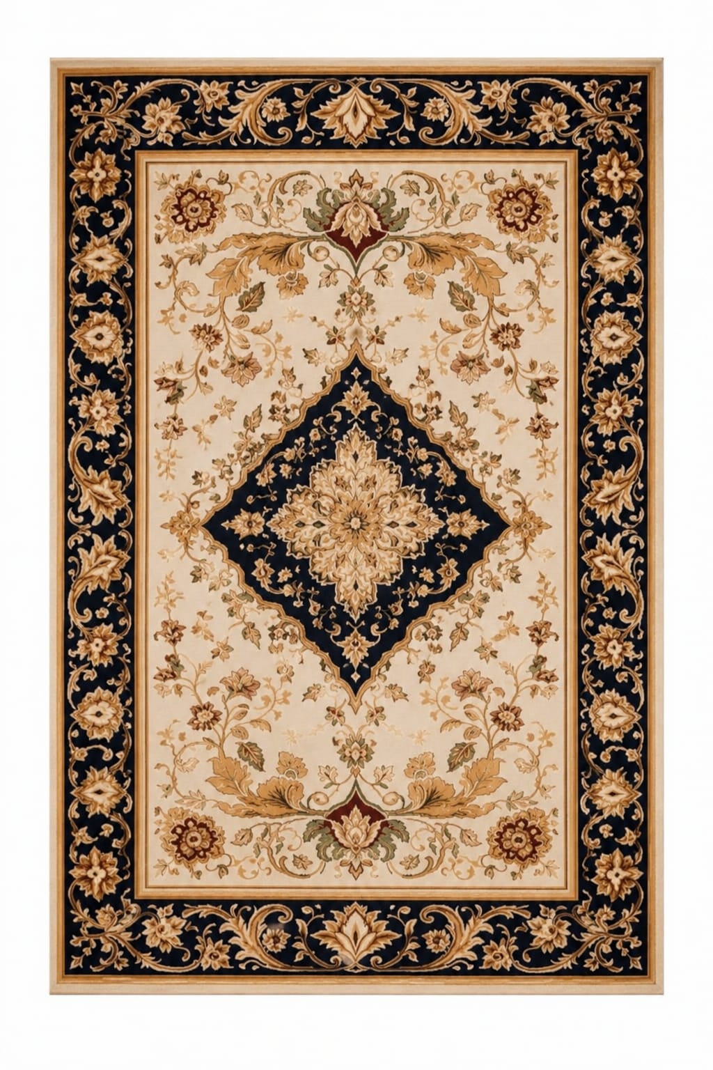Traditional Persian Style Medallion Hand Tufted Carpets & Rugs