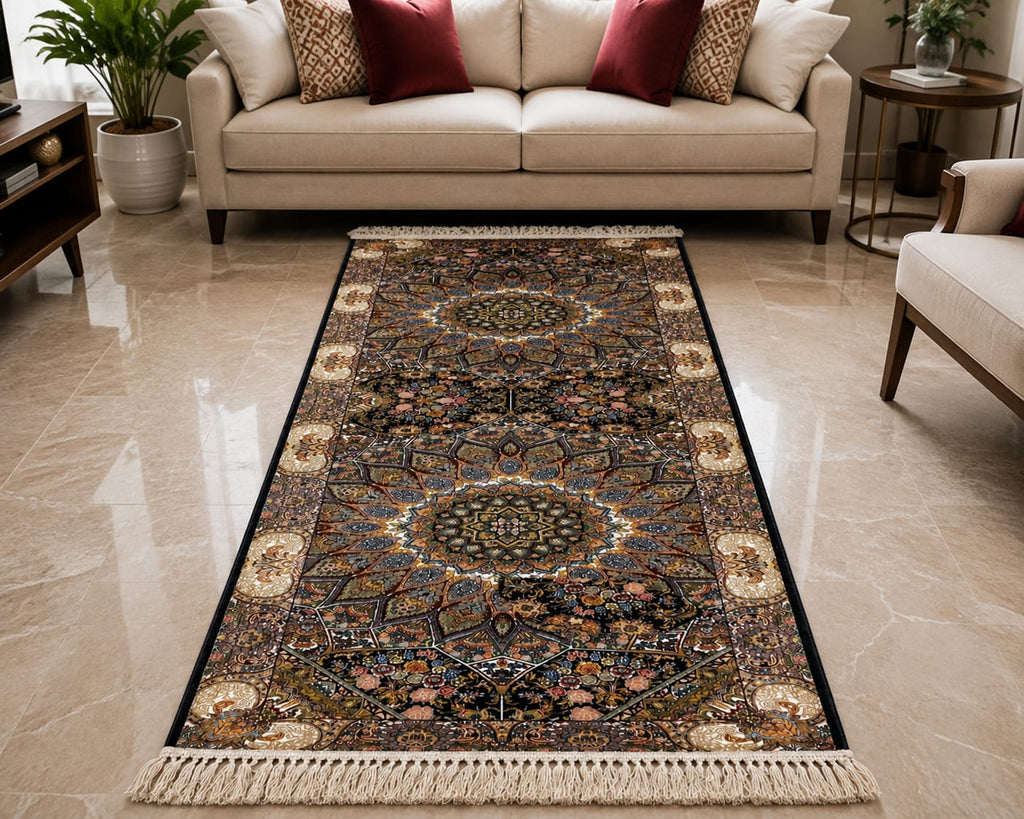 Qom Pure Silk Irani Hand woven Carpet