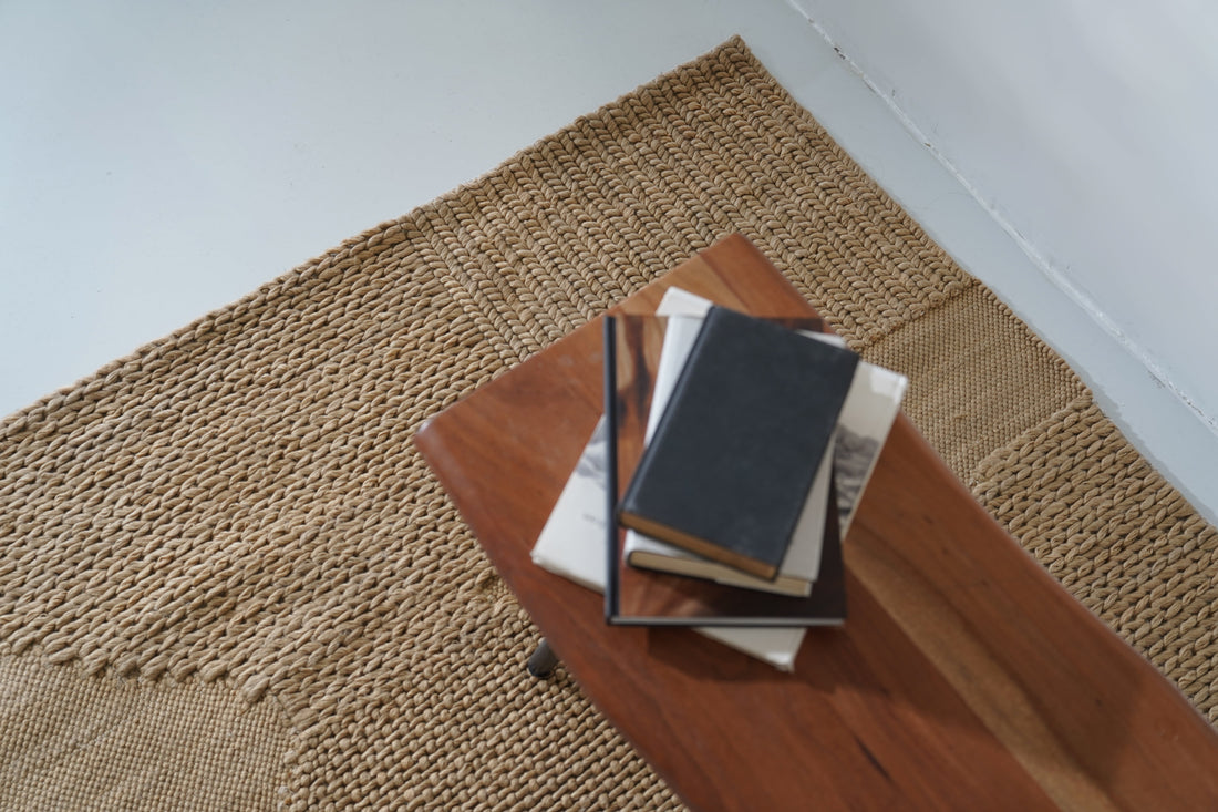 Taupe Grey Irregular Handmade Rug