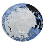 Blue Moon Round Irregular Hand Tufted Carpet & Rug