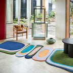 Biomorphic Harmony Designer Wool Rug Hand Tufted Carpet