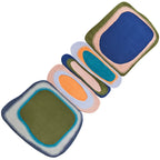 Biomorphic Harmony Designer Wool Rug Hand Tufted Carpet