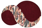 Crimson Irregular Hand Tufted Carpet & Rug