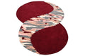 Crimson Irregular Hand Tufted Carpet & Rug