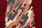 Crimson Irregular Hand Tufted Carpet & Rug