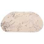 Floral Oval Irregular Hand Tufted Carpet & Rug