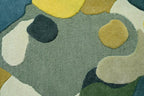 Forest Moss Irregular Hand Tufted Carpet & Rug