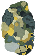 Forest Moss Irregular Hand Tufted Carpet & Rug