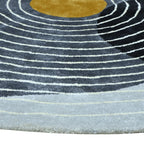 Helios Round Irregular Hand Tufted Carpet & Rug
