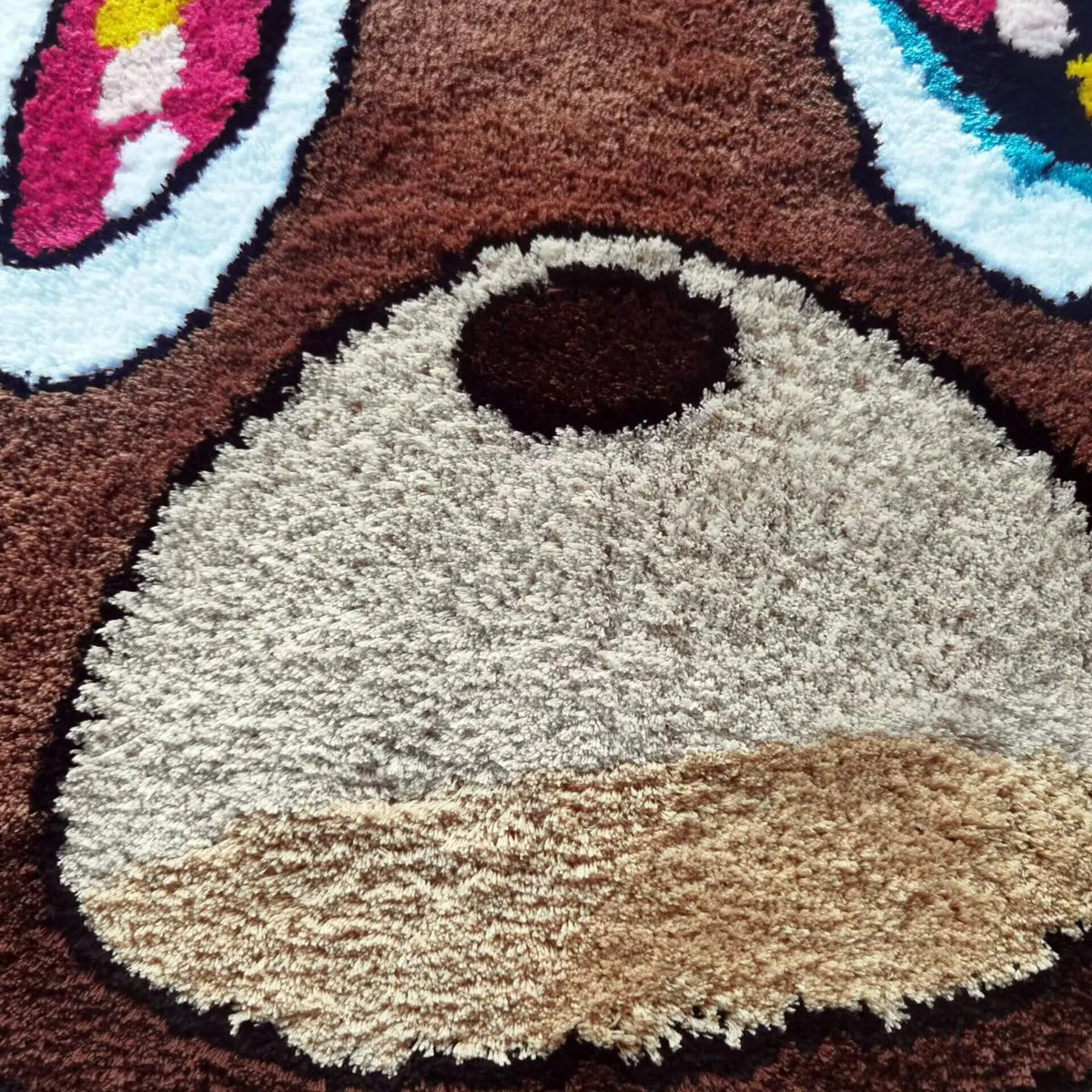 Kanye West Dropout Bear Tufted Rug Custom Anime Game Design Handmade Carpets