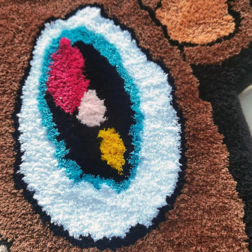 Kanye West Dropout Bear Tufted Rug Custom Anime Game Design Handmade Carpets