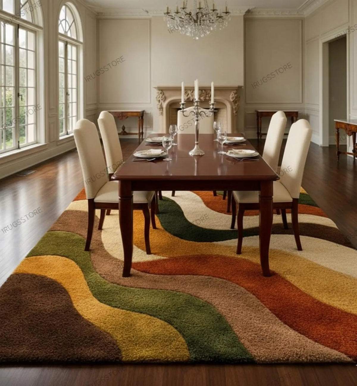 Hand-Tufted – Retro Abstract Sculptural Design Teppich Rugs & Carpets