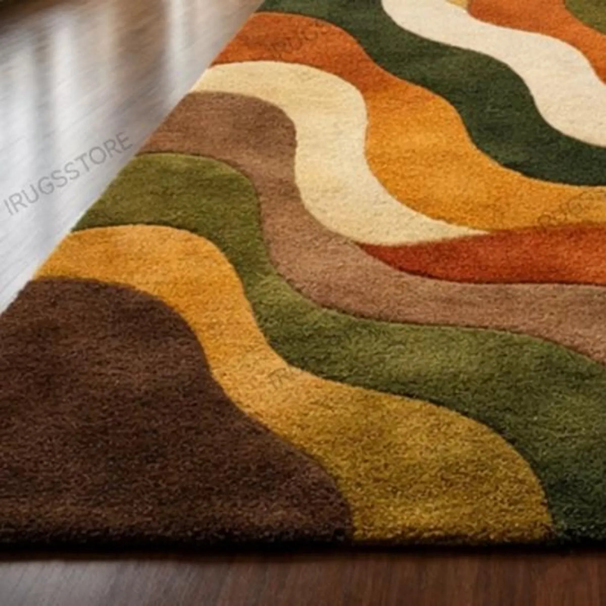 Hand-Tufted – Retro Abstract Sculptural Design Teppich Rugs & Carpets