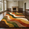 Hand-Tufted – Retro Abstract Sculptural Design Teppich Rugs & Carpets