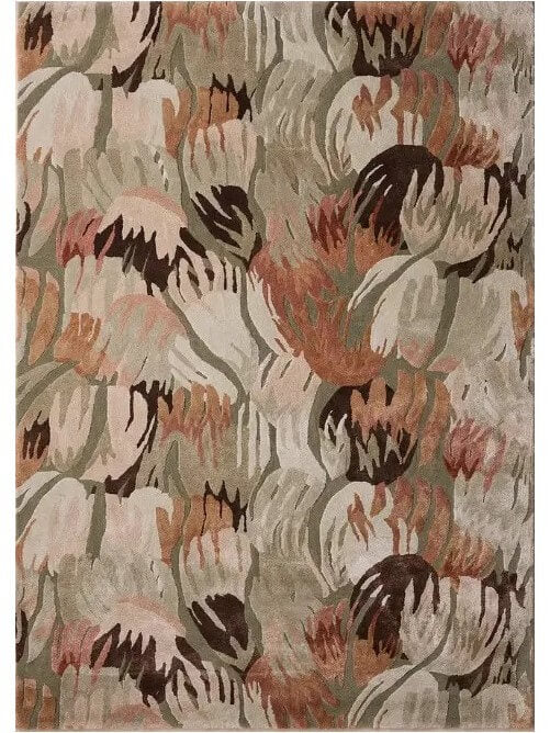 Blush Bloom Abstract Hand Tufted Carpet