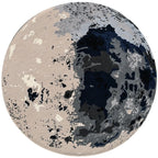 Moon Round Irregular Hand Tufted Carpet & Rug