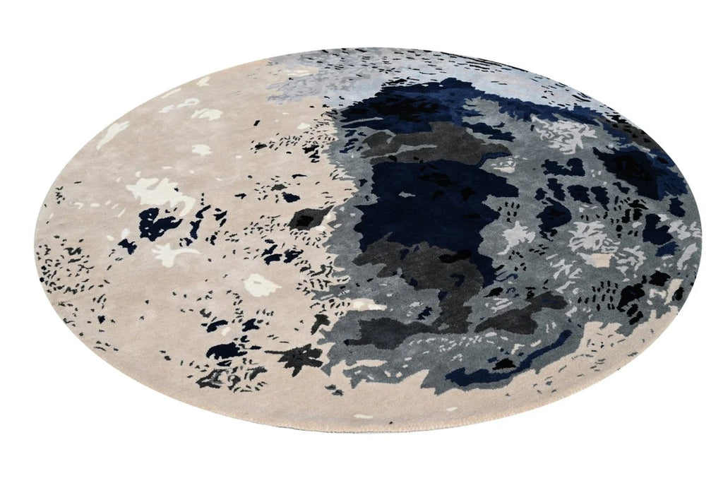 Moon Round Irregular Hand Tufted Carpet & Rug