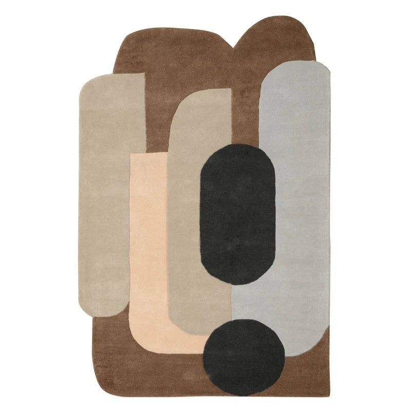 Neo Contemporary 03 Irregular Hand Tufted Carpet & Rug