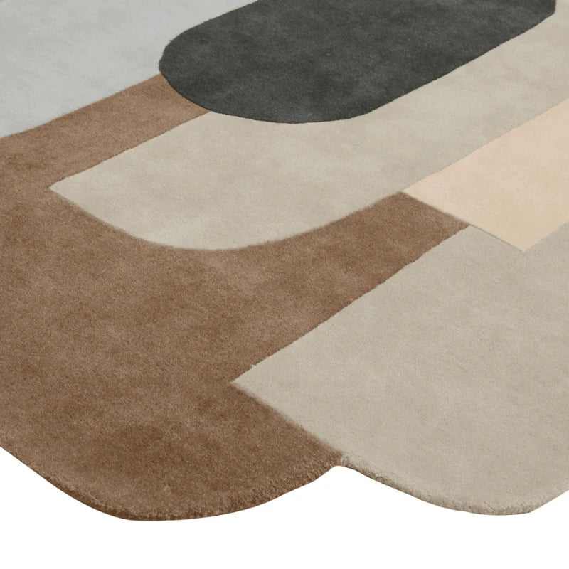 Neo Contemporary 03 Irregular Hand Tufted Carpet & Rug
