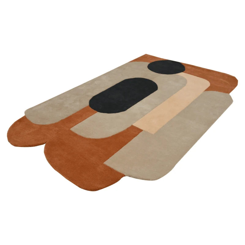 Neo Contemporary Irregular Hand Tufted Carpet & Rug