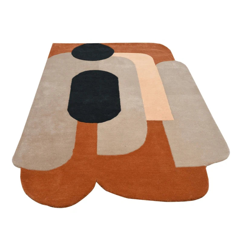 Neo Contemporary Irregular Hand Tufted Carpet & Rug